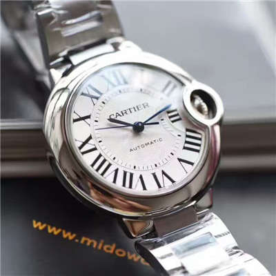   独家视频解析V6厂卡地亚蓝气球系列小号33毫米机械女表W6920071/W6920085