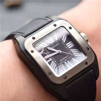   视频测评HBBV6厂卡地亚桑托斯 SANTOS 100系列系列 W2020010 机械男表