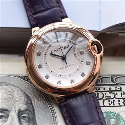   HBBV6厂高卡地亚蓝气球系列WE902040（33毫米）WE902028（36毫米）女士钻钉机械腕表