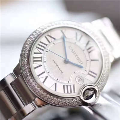   HBBV6厂卡地亚蓝气球系列WE9009Z3男装42毫米镶钻腕表