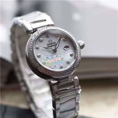   V6厂欧米茄碟飞鸟巢系列幻彩贝母表盘425.35.34.20.55.002女士腕表