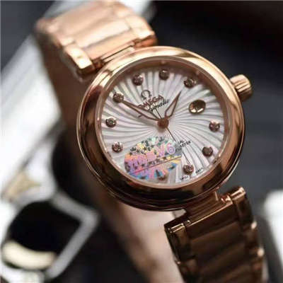   HBBV6厂欧米茄碟飞系列425.60.34.20.55.001女士机械腕表  欧米茄鸟巢  