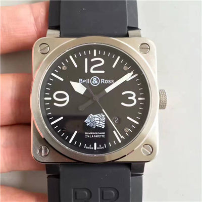   BR精  柏莱仕美军指定军表品牌印地安人头像 专属特别版腕表 BR03-92