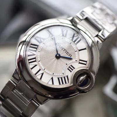   视频测评V6厂高卡地亚蓝气球系列W6920084女士33毫米石英腕表